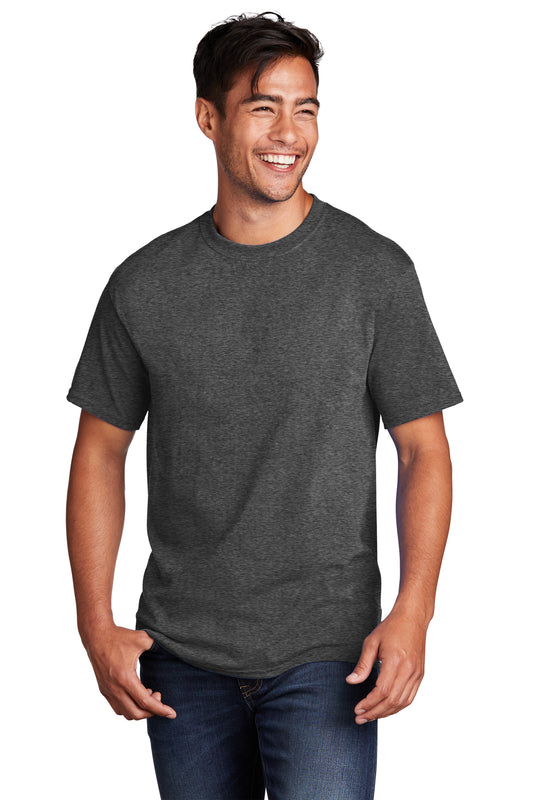 Gray Core Cotton Tee